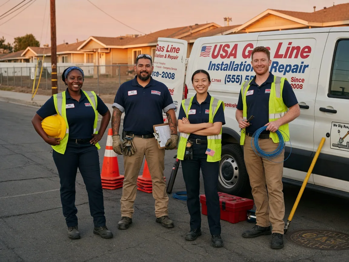Gas Line Installation company in Hamburg, MN